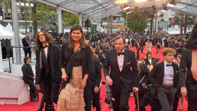 Óscar Puente a su llegada al Festival de Cannes