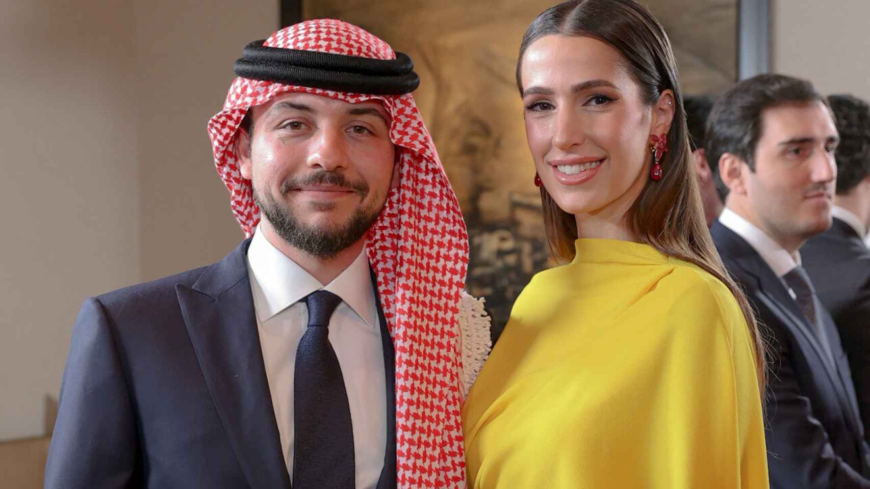 El príncipe Hussein y Rajwa Al Saif, en una imagen de marzo de 2023.