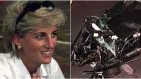 Diana de Gales y el coche en el que sufrió su fatal accidente