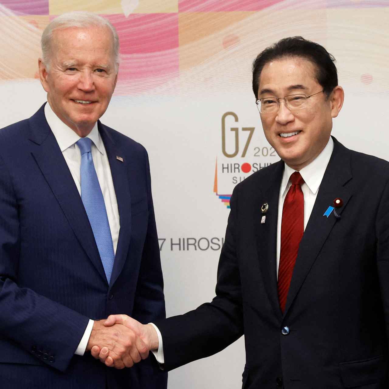 El presidente de los Estados Unidos, Joe Biden , y el primer ministro de Japón, Fumio Kishida.