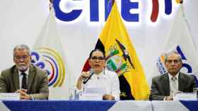 Diana Atamaint, presidenta del Consejo Nacional Electoral de Ecuador