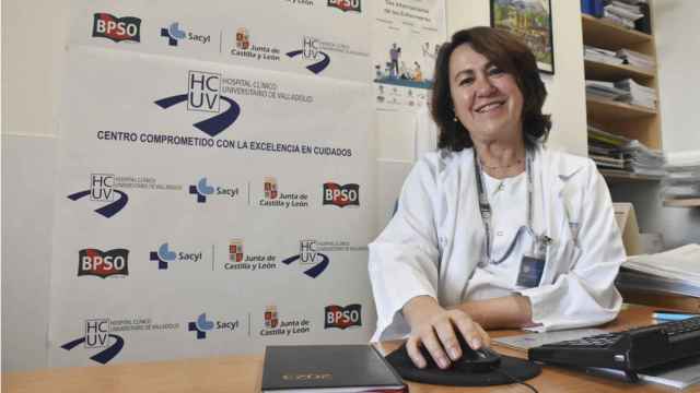 Mercedes Fernández Castro atiende a EL ESPAÑOL de Castilla y León