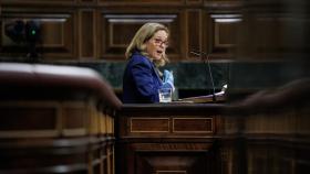 Nadia Calviño, vicepresidenta primera del Gobierno, el miércoles en el Congreso.