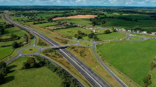Autopista N-6, que comunica las localidades de Galway y Ballinasloe, en el noroeste de Irlanda.