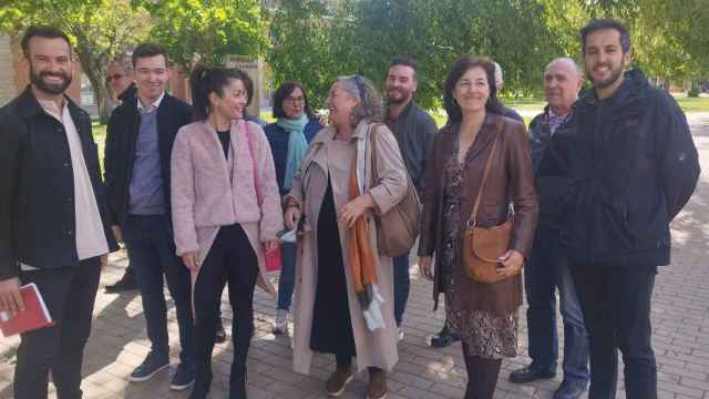 El candidato del PSOE a la Alcaldía de Zamora, David Gago, en la propuesta de una Concejalía de Mayores