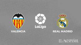 El cartel del Valencia - Real Madrid.
