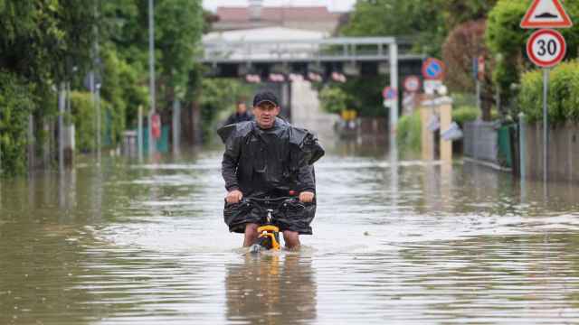Las inundaciones en la región italiana de Emilia Romagna, en Italia, a 19 de mayo de 2023.
