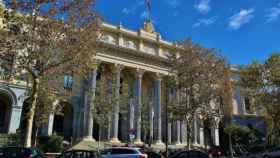 Fachada del Palacio de la Bolsa de Madrid
