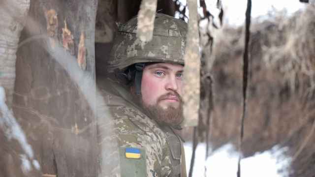 Retrato de un soldado ucraniano realizado por Stanislav Kozliuk.