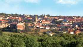 Vista del municipio de Colmenarejo, al noroeste de la Comunidad de Madrid.
