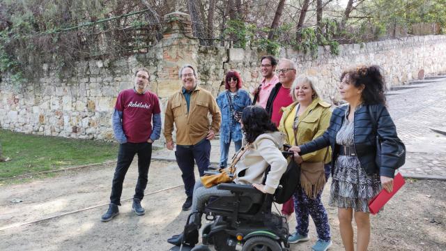 Miembros de la lista de IU en la Muralla de Zamora