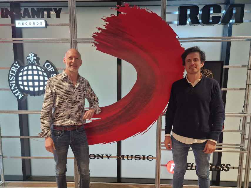 Mark Cavell, Presidente de Sony Music Masterworks y  Nicolas Renna, Director General de Proactiv  Entertainment