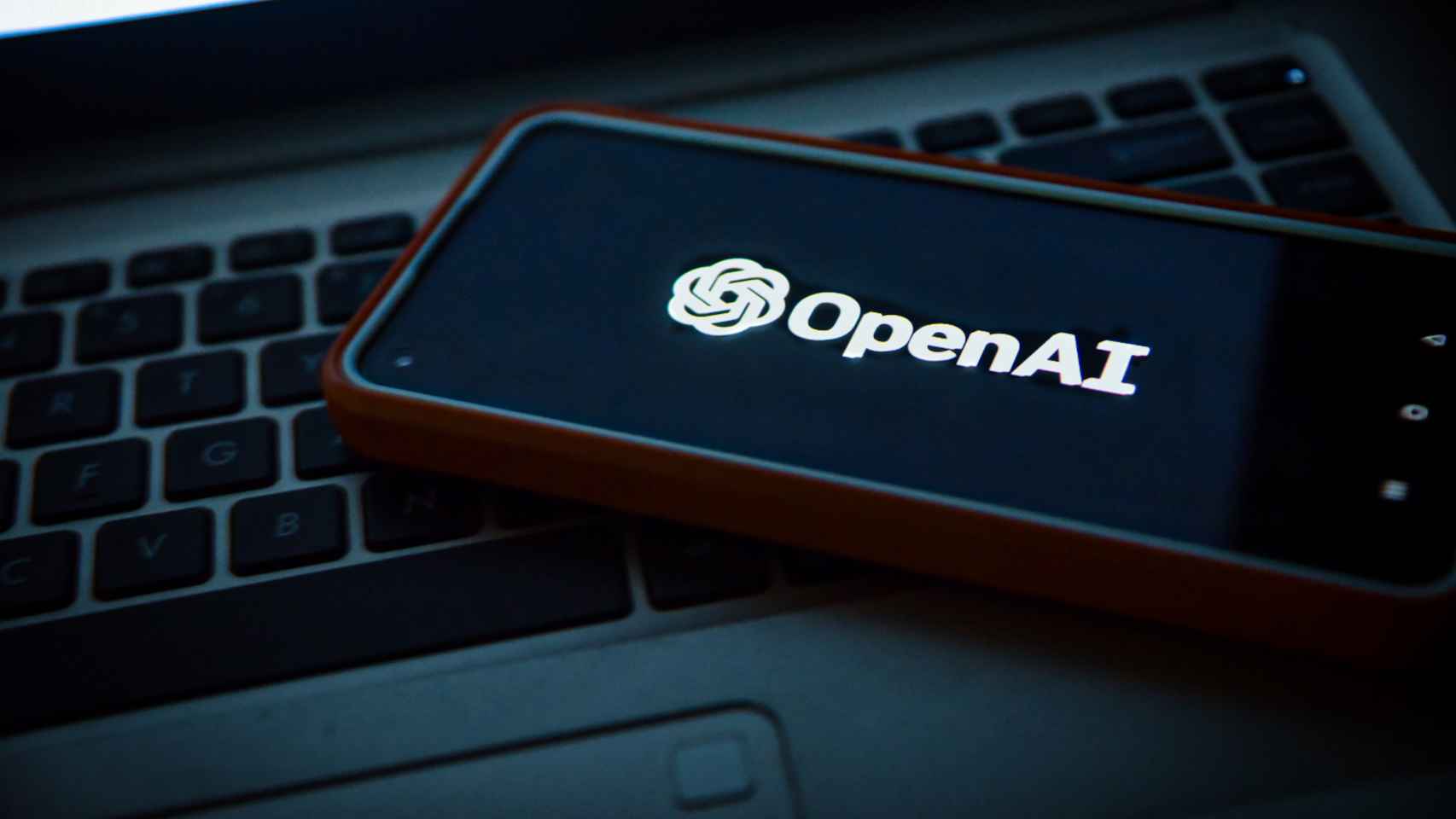 Logotipo de OpenAI, fundada por Sam Altman.