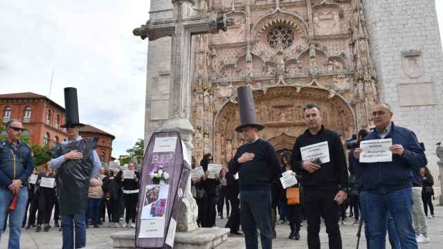 El entierro de la Justicia en Valladolid