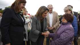 La ministra Teresa Ribera durante su visita a Segovia, este martes.