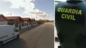 La Urbanización Casasola en Renedo y un agente de la Guardia Civil