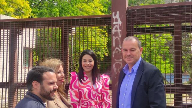 Francisco Requejo, candidato de Zamora Sí, y parte de su equipo