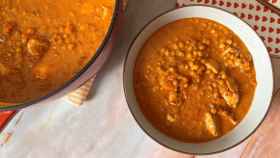 Lentejas al curry con pavo, listas para comer en 15 minutos