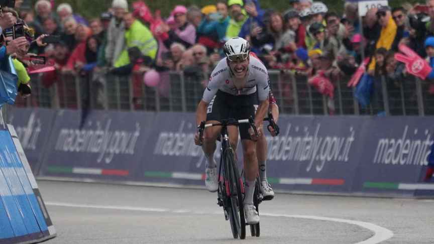 Joao Almeida, en la etapa 16 del Giro.