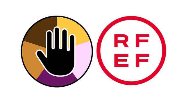 Símbolo de la RFEF contra el racismo en el fútbol
