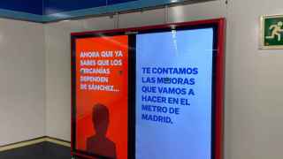Se descubre el misterio sobre la campaña del Falcon contra Sánchez en el Metro: la paga el PP de Ayuso