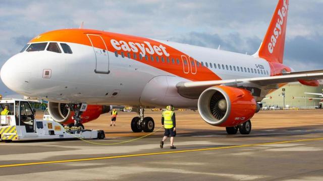 Imagen de archivo de un avión de EasyJet.