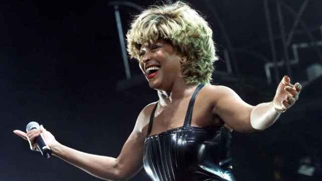 Tina Turner durante un concierto en California en el año 2000.