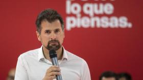 Luis Tudanca en un acto en Salamanca