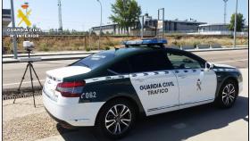 Vehículo de la Guardia Civil de Tráfico de Salamanca
