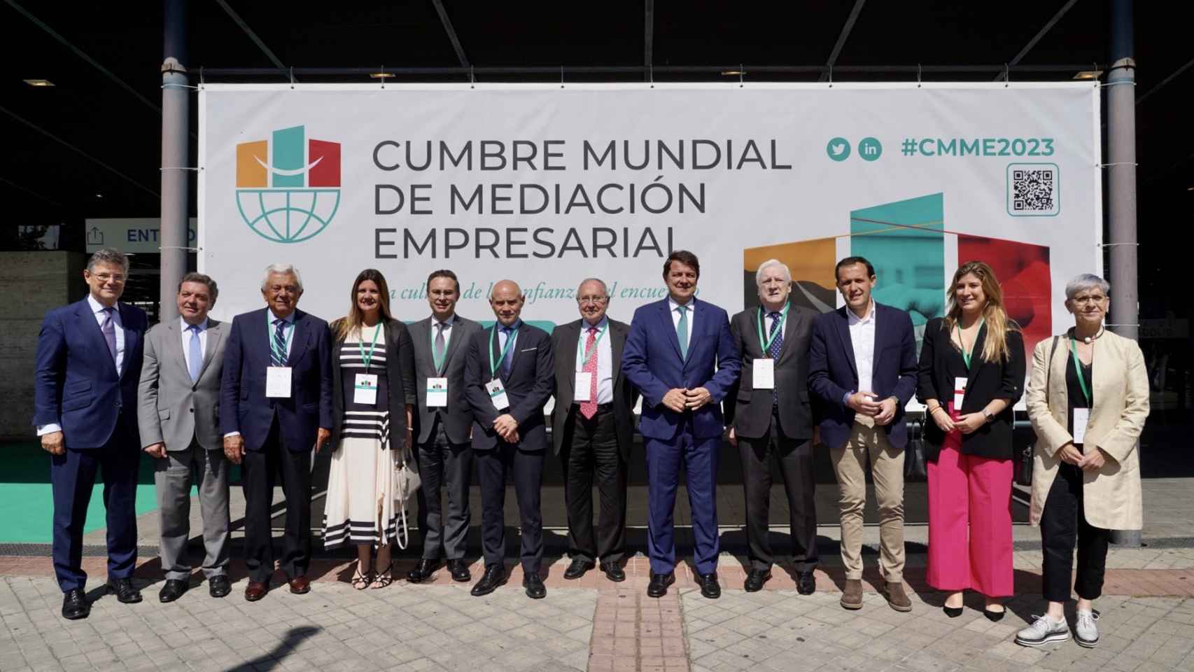 El presidente de la Junta, Alfonso Fernández Mañueco, en la I Cumbre Mundial de Mediación Empresarial