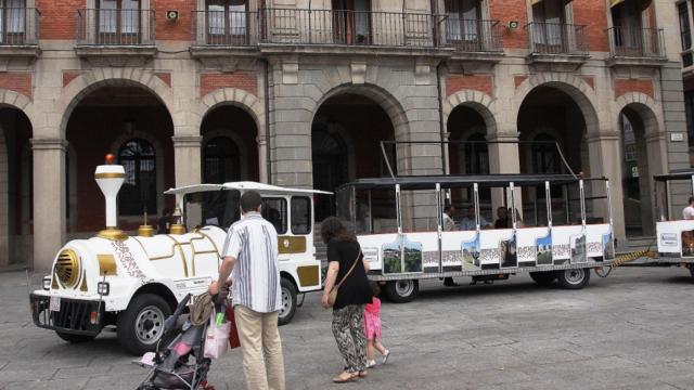 El tren turístico de la ciudad de Zamora.