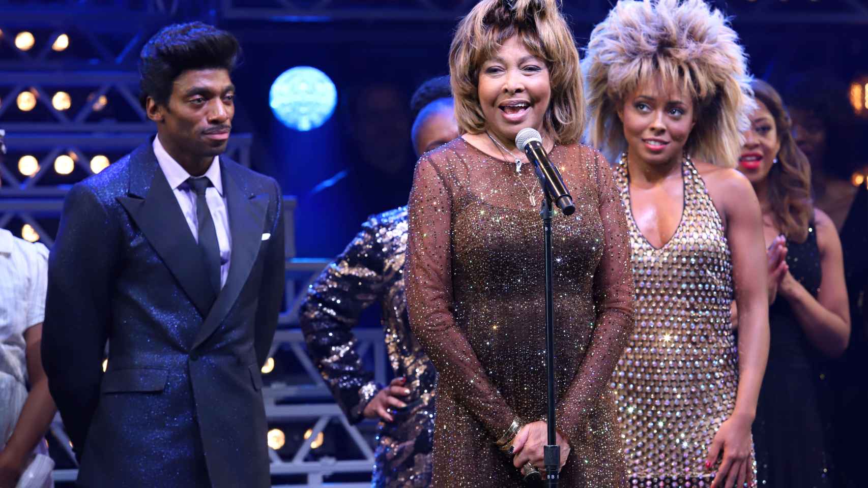 Tina Turner en la presentación de su musical en Nueva York.