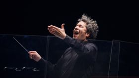 El director de orquesta Gustavo Dudamel durante un concierto. Foto: Paco Amante/Europa Press