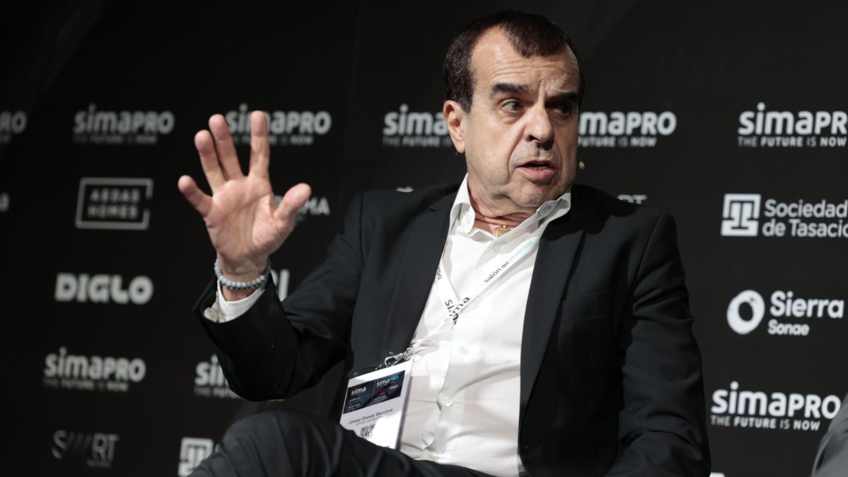 Josep Donés, presidente de APCE Cataluña, en el Salón Internacional Inmobiliario de Madrid (SIMA).