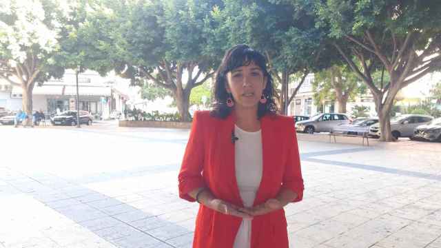La candidata a la Alcaldia de Con Málaga, Toni Morillas.