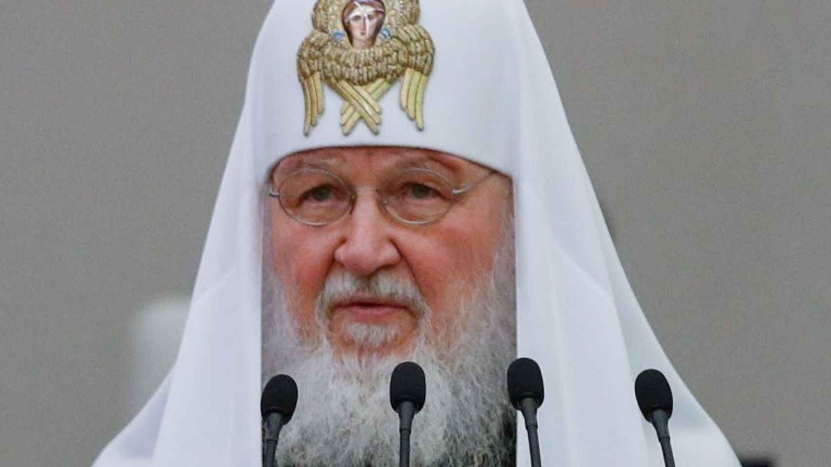 El ex agente del KGB y hoy patriarca de los Ortodoxos rusos, Cirilo de Moscú.