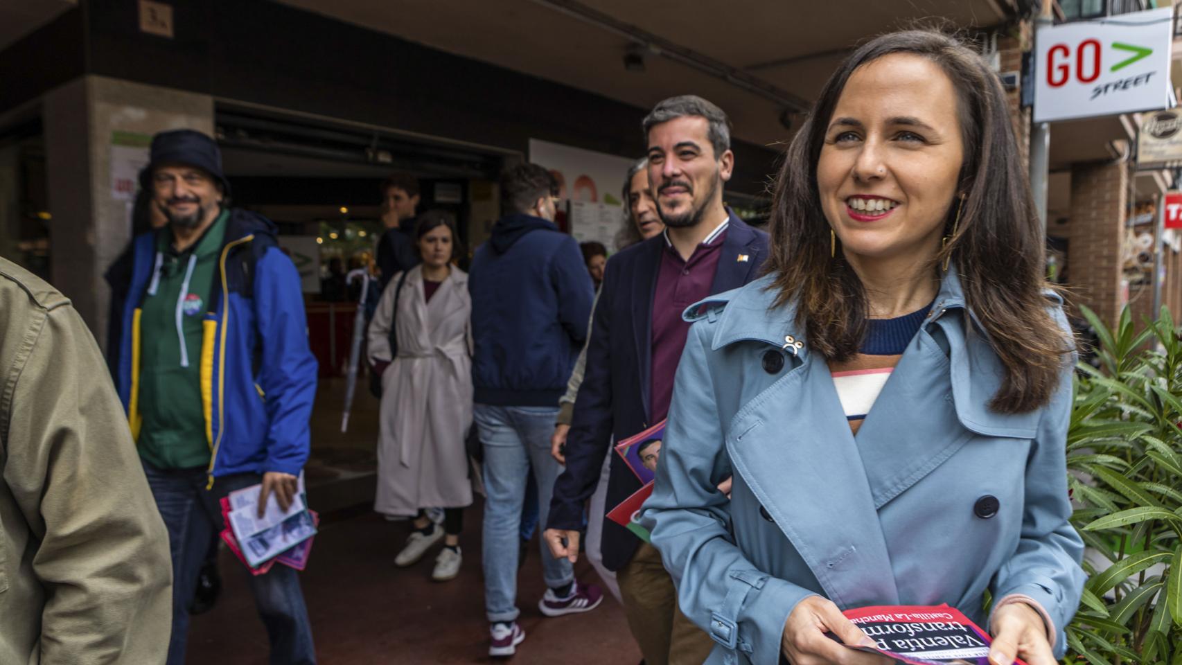 La ministra de Derechos Sociales y Agenda 2030, Ione Belarra, este viernes en Toledo.