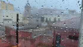 Lluvia y granizada a primera hora de la mañana de este viernes en Talavera