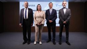 De izquierda a derecha: Víctor Calvo-Sotelo (DigitalES), Amalia Pelegrín (Ametic), Juan Montero (Telefónica) y Fernando Corredor (Nokia España).