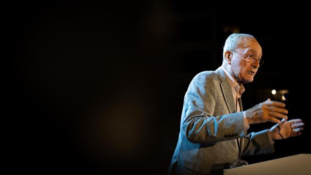 Francisco de la Torre, durante su intervención en el cierre de campaña en Málaga.