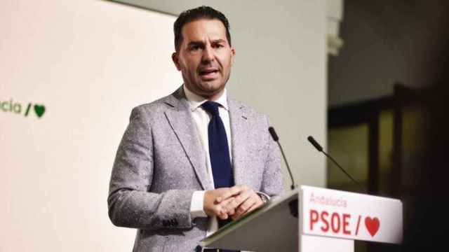 El secretario de Organización del PSOE-A, Noel López, en una imagen de 2022