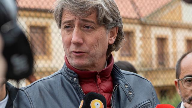 El candidato socialista al Ayuntamiento de Soria, Carlos Martínez.