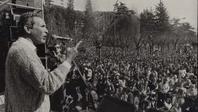Antonio Gala, en un discurso contra la OTAN de 1986.