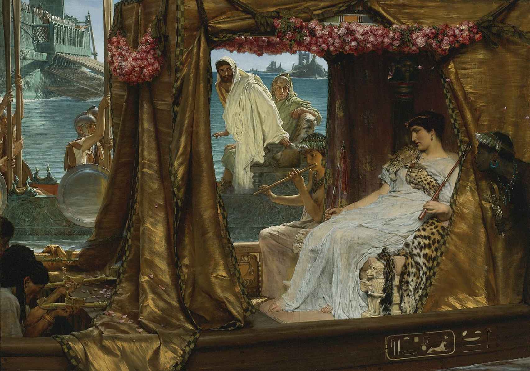 'El encuentro de Antonio y Cleopatra' (1885), de Lawrence Alma-Tadema.