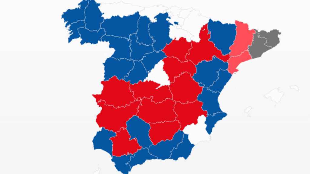 Situación de las diputaciones en España tras las elecciones del 28-M