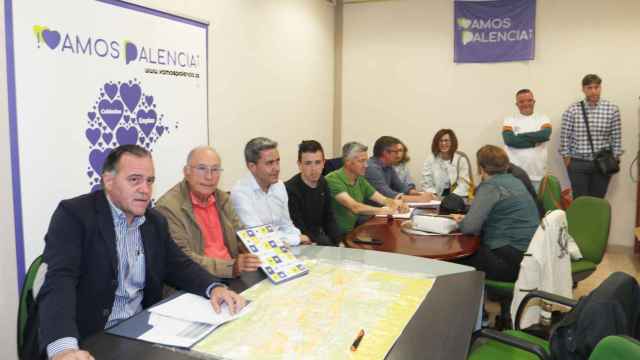 Reunión de la asamblea de Vamos Palencia para decidir un posible pacto electoral