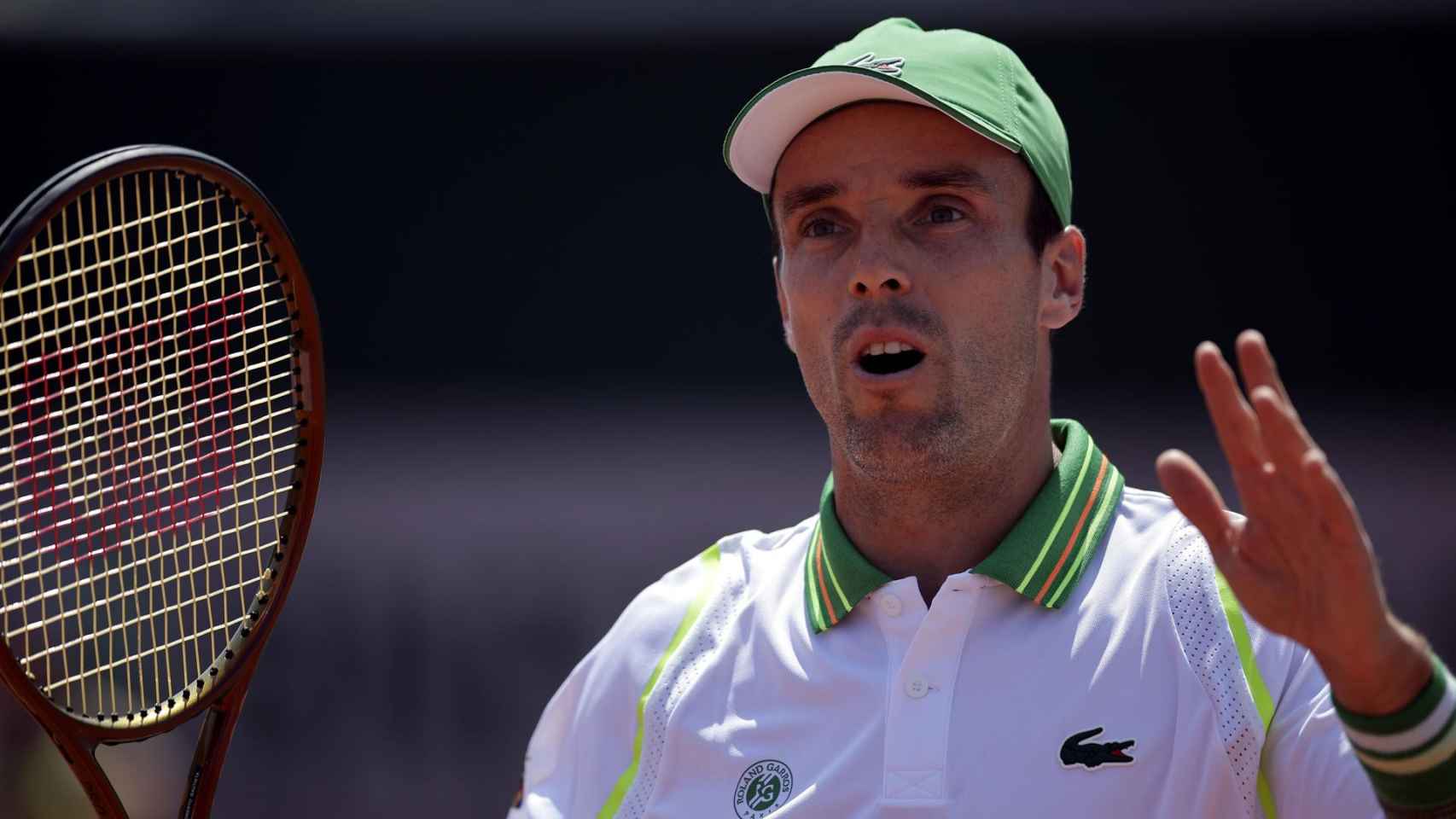 Roberto Bautista, en Roland Garros 2023