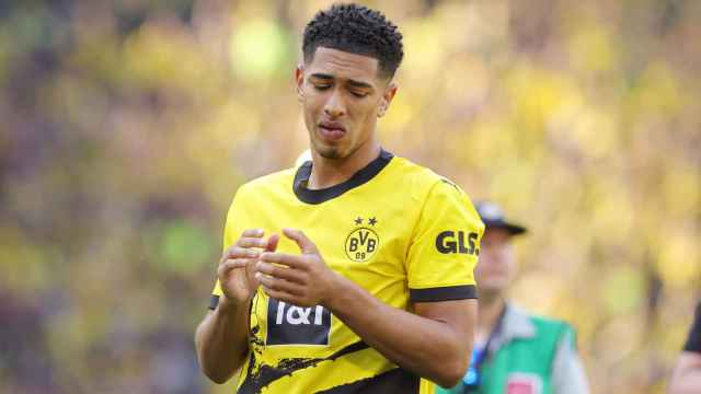 Jude Bellingham, en un partido del Borussia Dortmund de la temporada 2022/2023