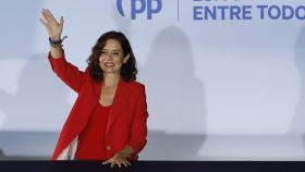 La presidenta de la Comunidad de Madrid, Isabel Díaz Ayuso, tras ganar las elecciones autonómicas del pasado.