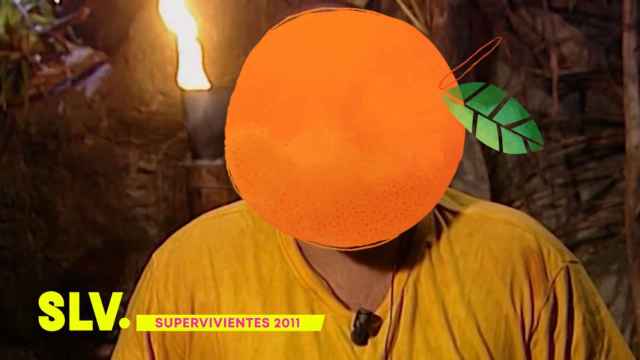 ‘Sálvame’ tapa la cara de Kiko Rivera con una naranja.